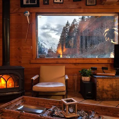 Chalet In The Woods With Mont Blanc View + Fireplace *