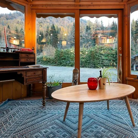 Chalet Chalet In The Woods With Mont Blanc View + Fireplace