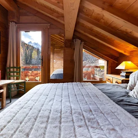 Chalet In The Woods With Mont Blanc View + Fireplace Chalet *